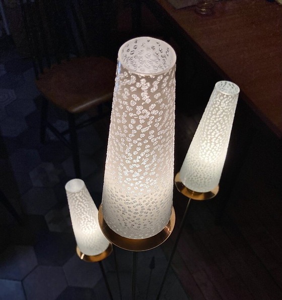 Image 1 of Lunel driepoot vloerlamp, Roseaux 3 lichts