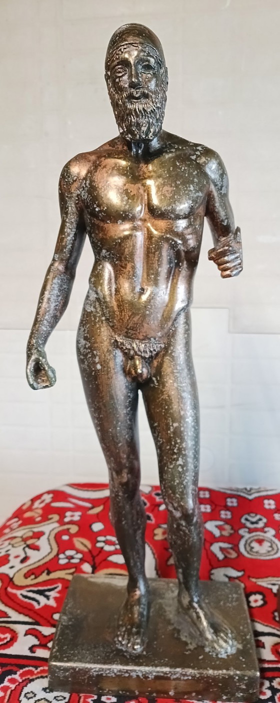 Reproductie van de Bronzen van Riace, Beeldhouwkunst, Bruin, Classicisme (foto 3 van 5)