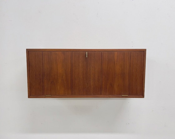 Image 1 of Teak Bar Cabinet By Kai Kristiansen For Feldballes, 1960s