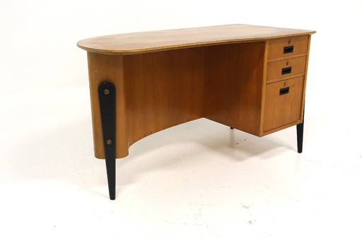 Scandinavian teak desk, Sweden, 1960