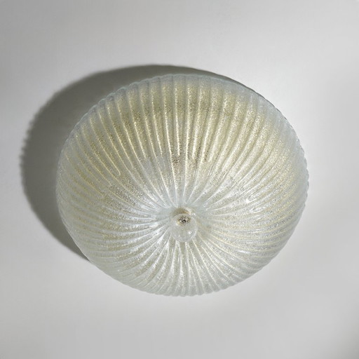 Große Deckenleuchte aus Muranoglas, 1990er Jahre