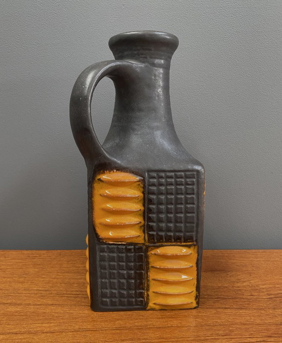 Image 1 of Jarrón marrón y naranja de Carstens modelo 7444-25 West Germany Pottery