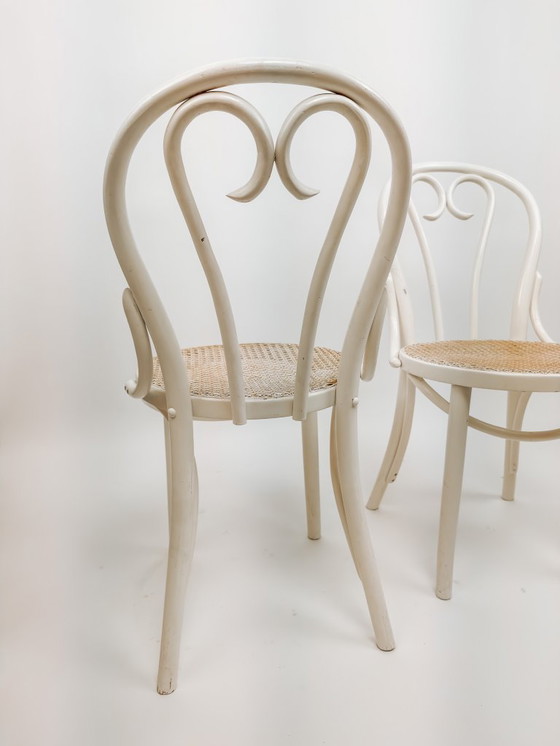 Image 1 of 2x Thonet stijl eetkamerstoelen