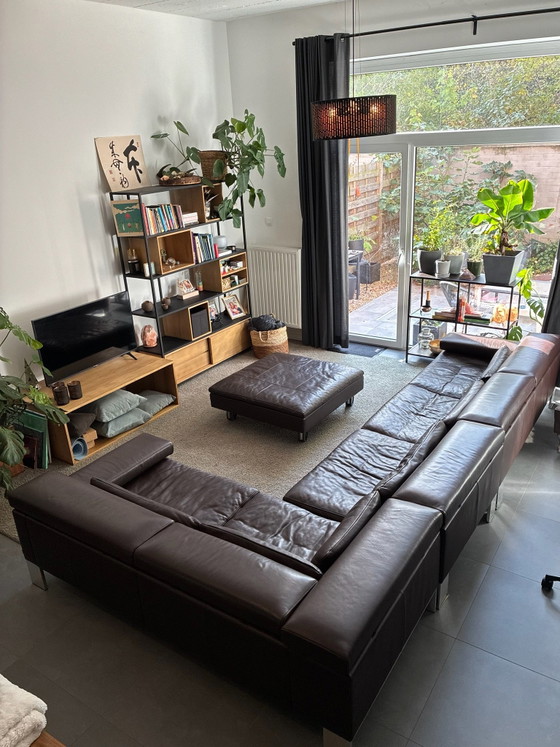 JORI leather corner sofa – dark brown – Armchairs (photo 4 of 6)