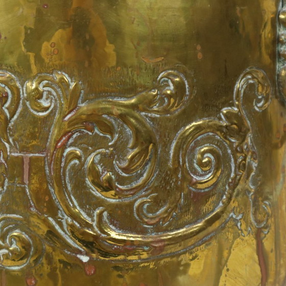 Image 1 of Antique Brass Jardinière Planter