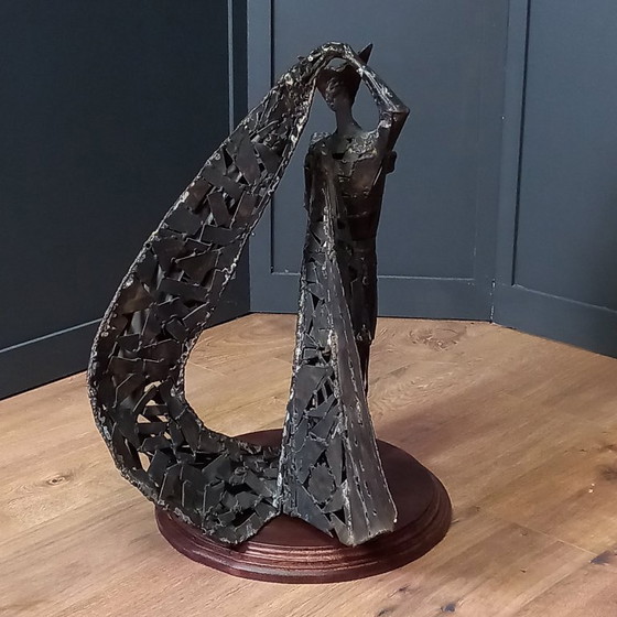 Image 1 of Sculpture en bronze vintage unique et spéciale