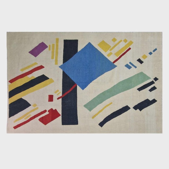 Handgeweven wandtapijt van Kasimir Malevich, Suprematistisch | Beperkte oplage | Textiel | 303 × 205 cm (119 (photo 3 of 10)