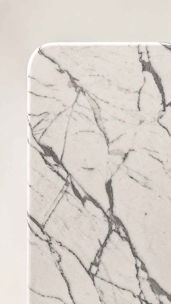 Image 1 of Solid Carrara marble coffee table
