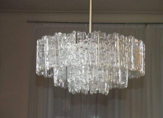 Image 1 of Kalmar plafonnier lustre verre glace Uk4aeb