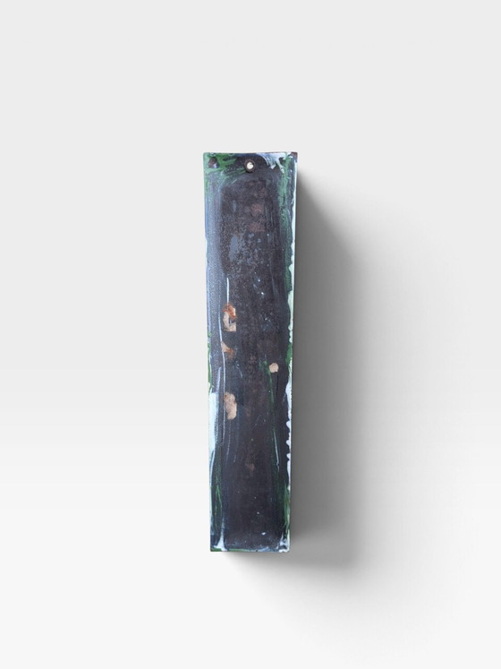 Japanese Enamel Sign 1940 - 1950, Decorative Objects, Metal, White (photo 5 of 7)