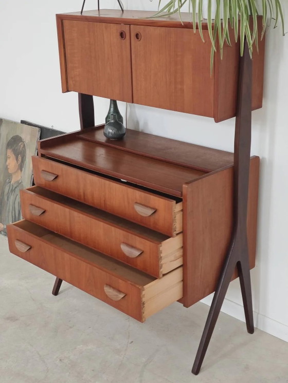 Toeletta/Scrivania di Poul Volther per Orum, Samcom Denmark – Tolette, Wood, Scandinavian (photo 13 of 22)