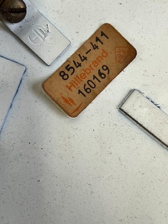 Image 1 of Vintage Ovale Spiegel Met Verlichting In Houten Lijst, Hillebrand Duitsland 1970,s