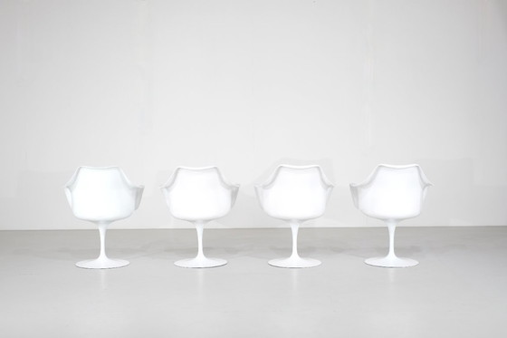 Image 1 of Juego de cuatro sillones Tulip de Eero Saarinen para Knoll International - década de 1960