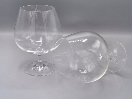 Image 1 of Karaf van geblazen glas met 3 druppels van 925 zilver en 2 proefglazen van geblazen glas.