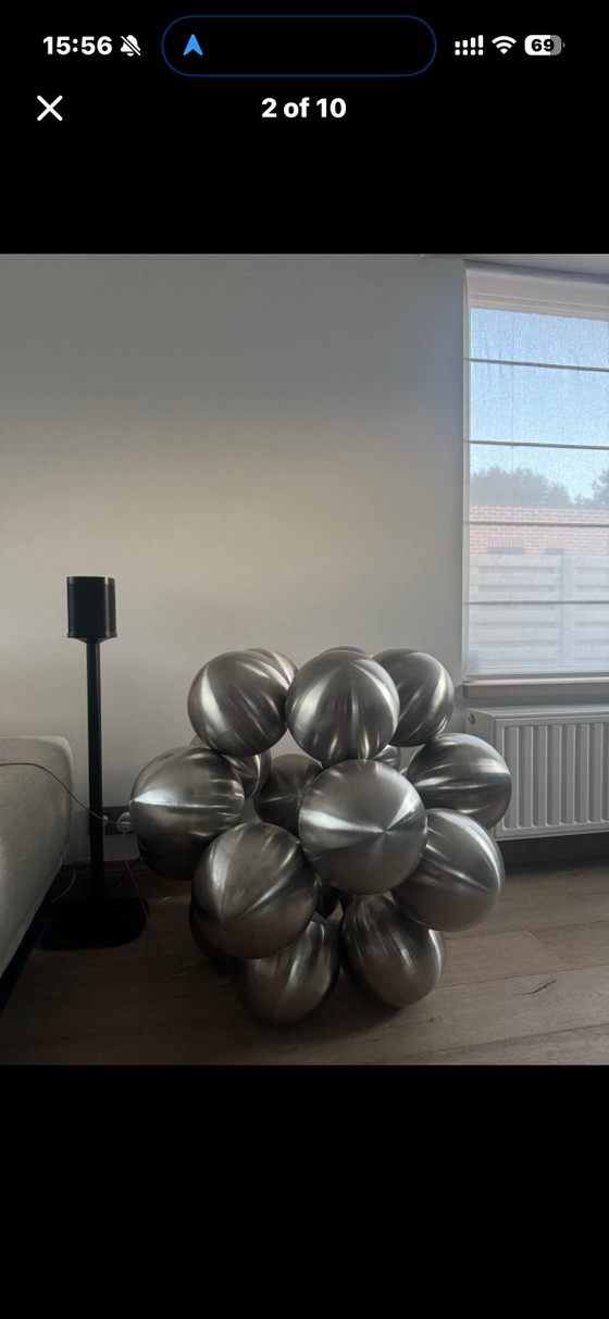 Objet Lumineux Design Unique Marcel Simons 02 – Lampadaires, rvs (photo 2 of 10)