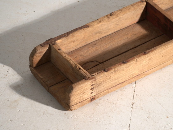 Antico stampo cinese per mattoni in legno di pino – Cina, circa 1900 – Oggetti decorativi, Rustic (photo 18 of 40)