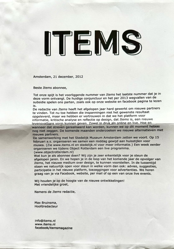 Image 1 of Items Journal of Design. Complete Collection of Design Magazines.