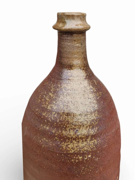Bouteille en grès Dominique Lion / Puisaye – Verres et carafes, Porcelain (photo 5 of 7)