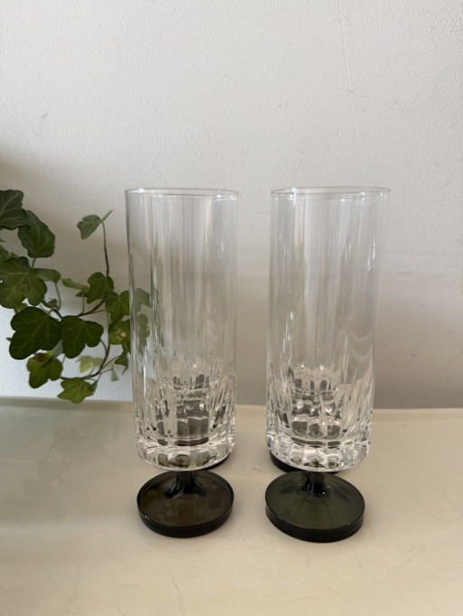 Friedrich Kristall Vintage Flutes – glazen karaffen, Crystal