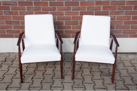 Image 1 of Lisek 300-190 armchairs, designed by H. Lis, Poland, 1960s. 