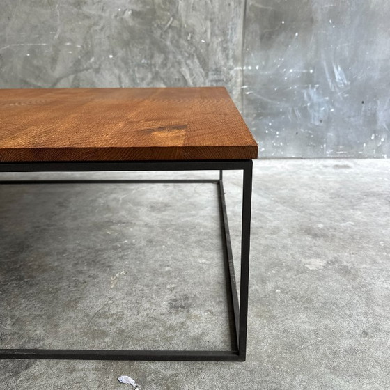 Image 1 of Mesa de centro Linteloo LOG de 80 x 80 cm – tablero de madera maciza