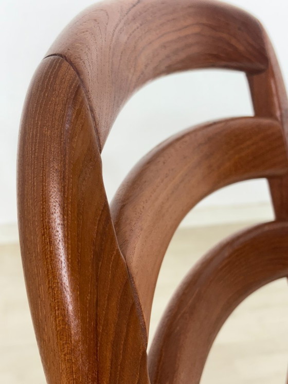 Image 1 of 4x Dyrlund dining chairs, vintage style