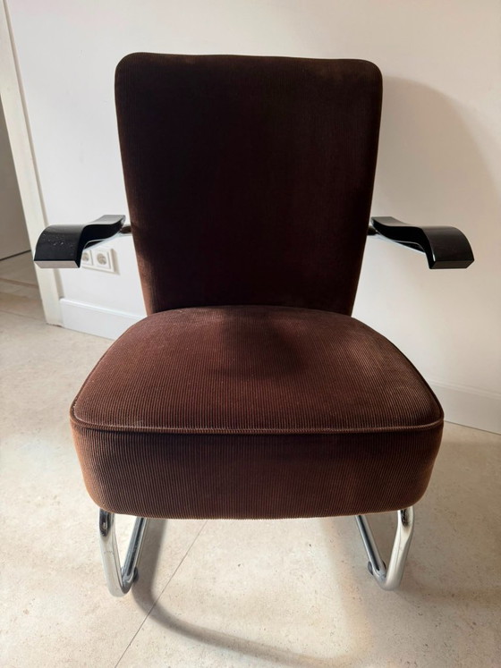 De Wit 4053 Sessel für Gispen – Kunststoff, Stoff (photo 4 of 8)