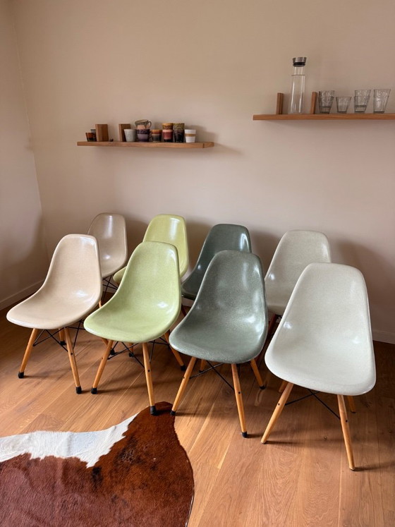 Image 1 of Eames Chair Fiberglas-Esszimmerstühle (8)