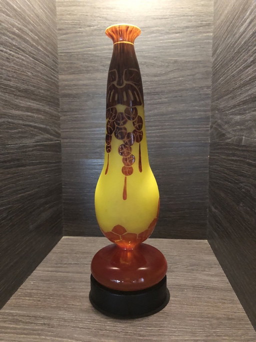French glass vases Art Deco – vazen (photo 2 of 6)