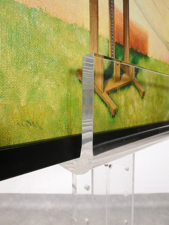 Image 1 of Plexiglas schildersezel - voor het tentoonstellen van kunstwerken