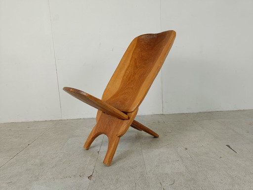 Vintage Afrikaanse geboortestoel