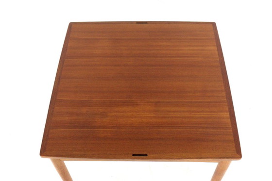 Tavolo da pranzo quadrato allungabile in teak Poul Hundevad, stile vintage danese. – Set da pranzo, Wood (photo 18 of 24)