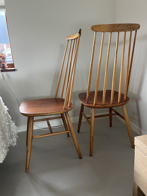 Image 1 of (Presumibilmente) Fanett stoelen Ilmari Tapiovaara Edv. Stolin