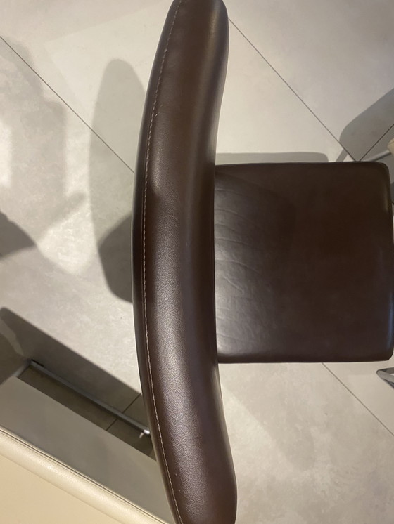 Image 1 of Rolf Benz leather chairs, model 7400