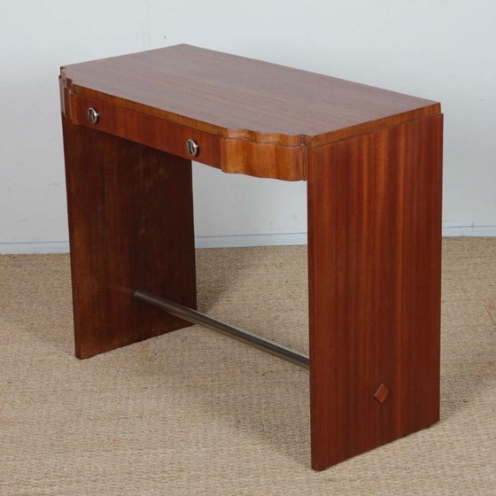 Image 1 of Art Deco style dressing table/console, French work from the 1950s