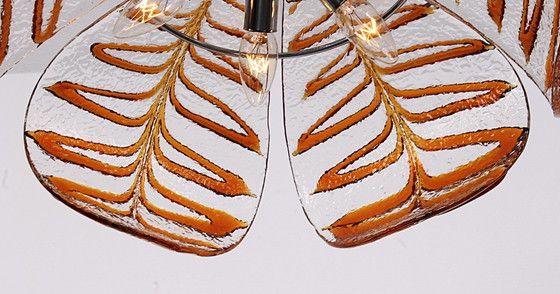 Image 1 of Big Carlo Nason chandelier for Mazzega in Murano glass