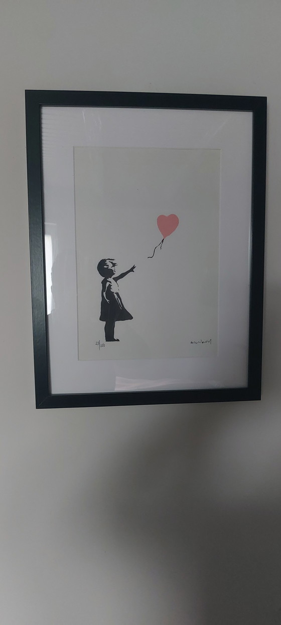 Image 1 of La chica del globo rojo - Banksy - Edición limitada Ars Longa Vita Brevis