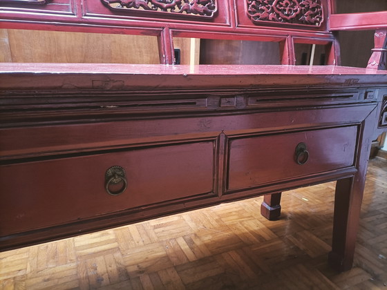Image 1 of Panca tradizionale cinese / stile Chinoiserie / stile Qing