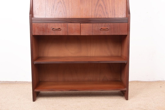 Scrivania Segretario Scandinavo in Teak 1960. – Scrivanie, Legno (photo 3 of 14)