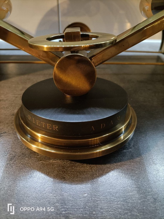 Image 1 of Ensemble de luxe d'appliques murales Pieter Adam – Laiton massif