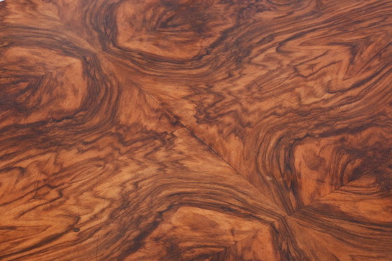 Restored Art Deco Table, Caucasian Walnut, Revived Polish, Czech, 1930s – Dining tables, Wood (photo 6 of 11)