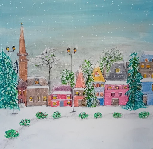 Pittura natalizia/invernale