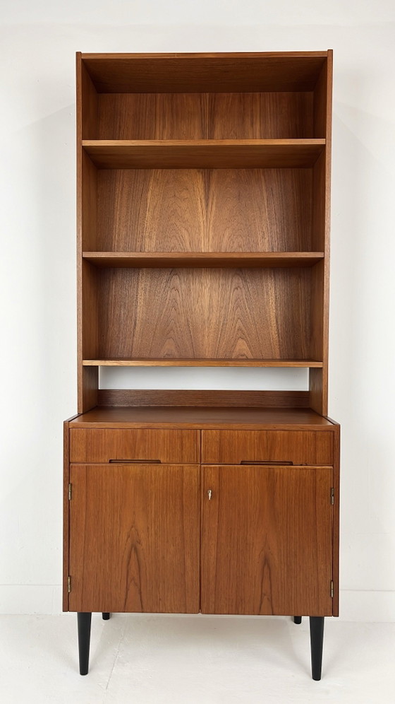Librerie vintage svedesi in impiallacciatura di teak – Legno (photo 11 of 15)