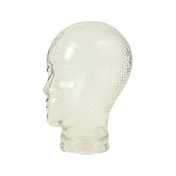 Image 1 of Vintage Glazen Hoofd Mannequin