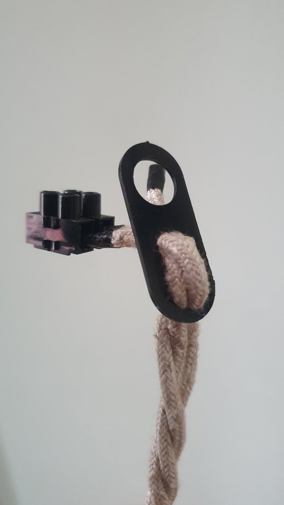 Image 1 of Set di 2 lampade a sospensione vintage in ceramica, Germania Ovest, vetro lava