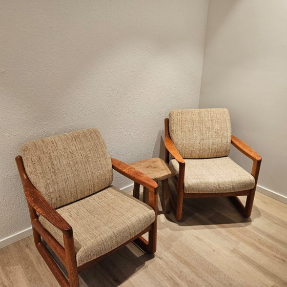 Image 1 of Poltrone Illum Wikkelsø – Silkeborg Møbelfabrik – Design danese anni '50 (set)