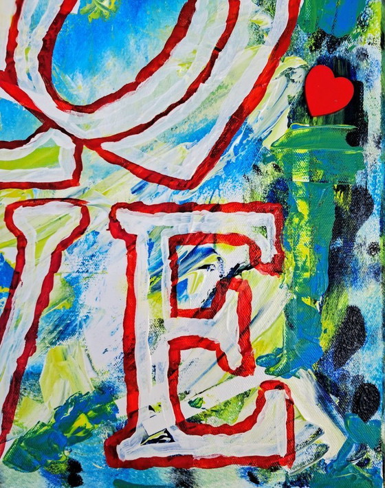 Image 1 of Enzo SAN MARCO - Love Inclusive 2 ® - Urban Jungle - Artist's painting