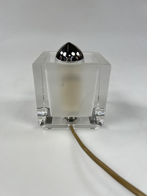 Image 1 of Lampada vintage a cubo in vetro, design Nachtmann Leuchten, Germania anni '70