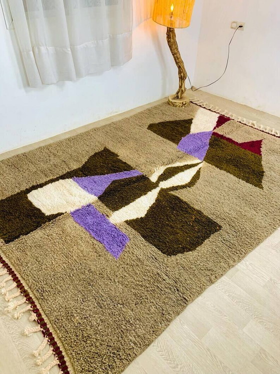 Tapis marocain fait main 250cm x 150cm – Wool, Cotton (photo 10 of 11)