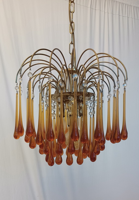 Image 1 of Lampadario a cascata Kabo Murano 71054